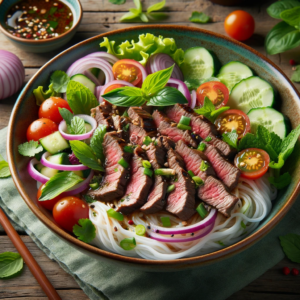 Thai Beef Salad with Noodles